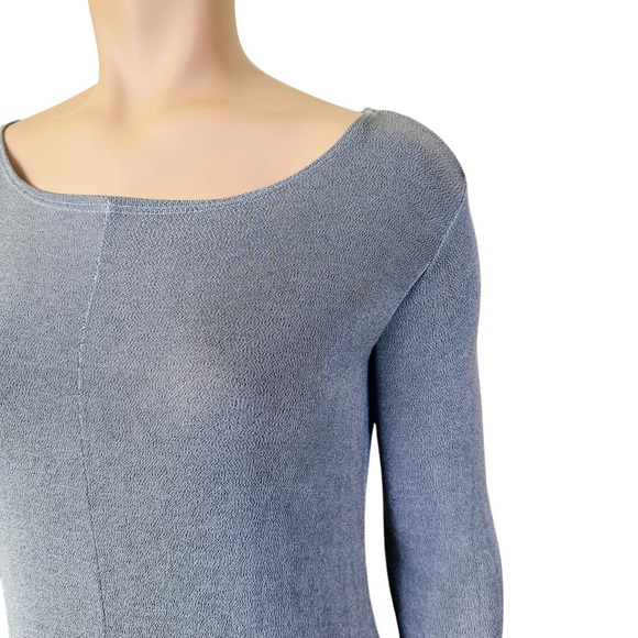 FLAX by Jeanne Engelhart Maxi Long Sleeve Dress - Grey - Picture 7 of 9